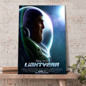Lightyear Disney Pixel Official Poster Canvas