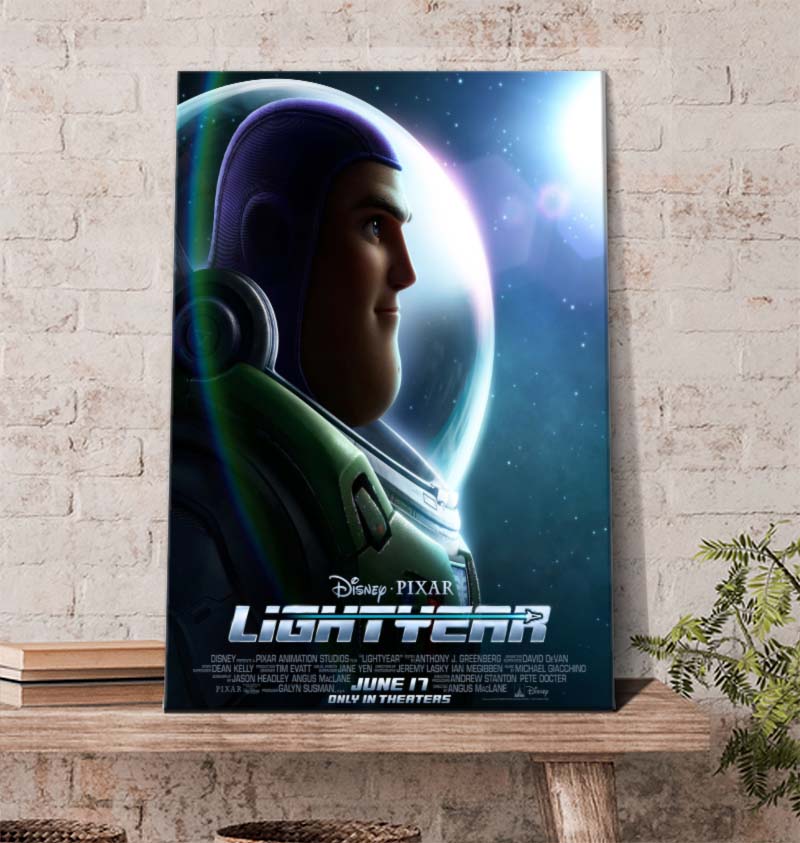 Lightyear Disney Pixel Official Poster Canvas Lightyear Disney Pixel Official Poster Canvas