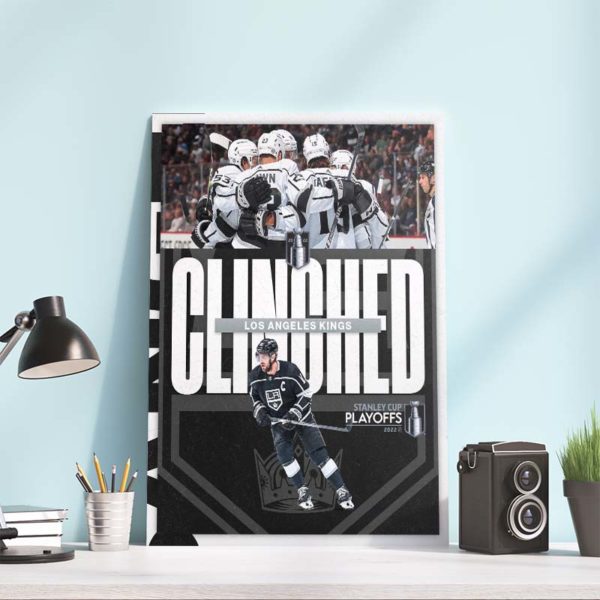 Los Angeles Kings Clinched Stanley Cup Playoffs Poster Canvas