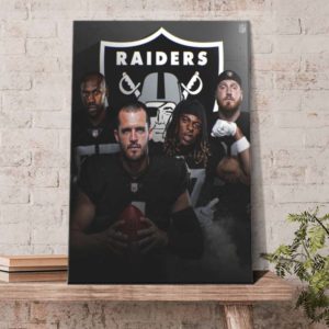 Los Angeles Raiders Offseason 2022 Players List Poster Canvas