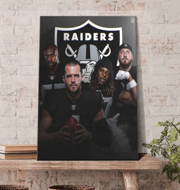 Los Angeles Raiders Offseason 2022 Players List Poster Canvas