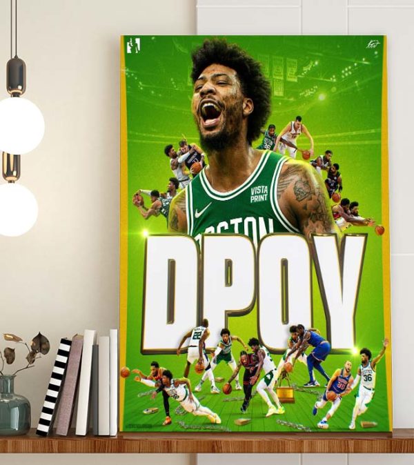 Marcus Smart DPOY All Guard Position Poster Canvas