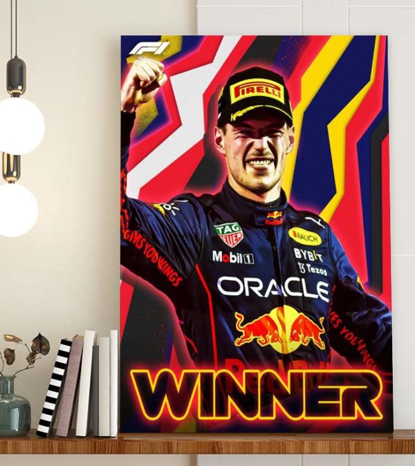 Max Verstappen WINS the Emilia Romagna Grand Prix 2022 Poster Canvas