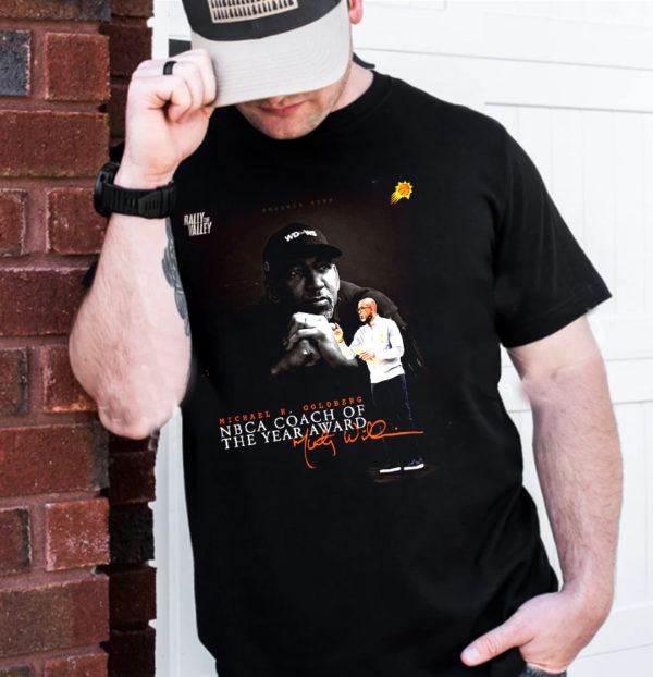 Michael Goldberg Phoenix Suns NBCA Coach Of The Year Award T-Shirt