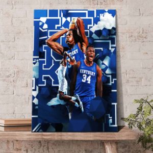 Oscar Tshiebwe is returning to Kentucky Poster Canvas