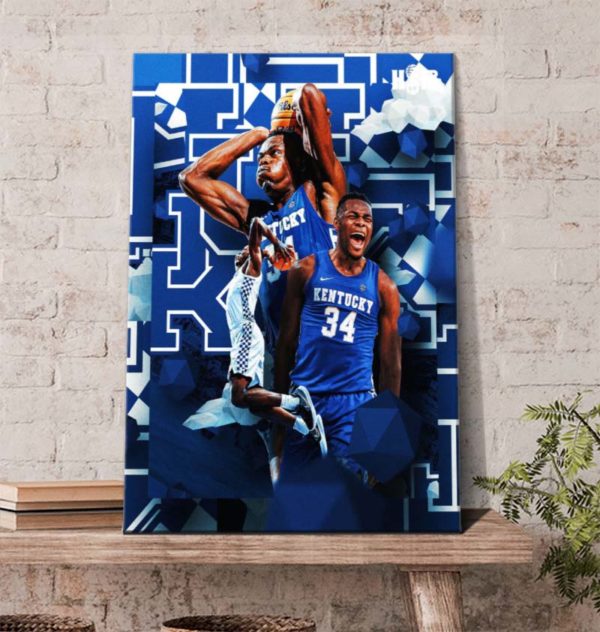 Oscar Tshiebwe is returning to Kentucky Poster Canvas