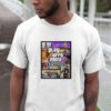 Russian Warship Ukraine Postage Stamp Flag Gift T-shirt