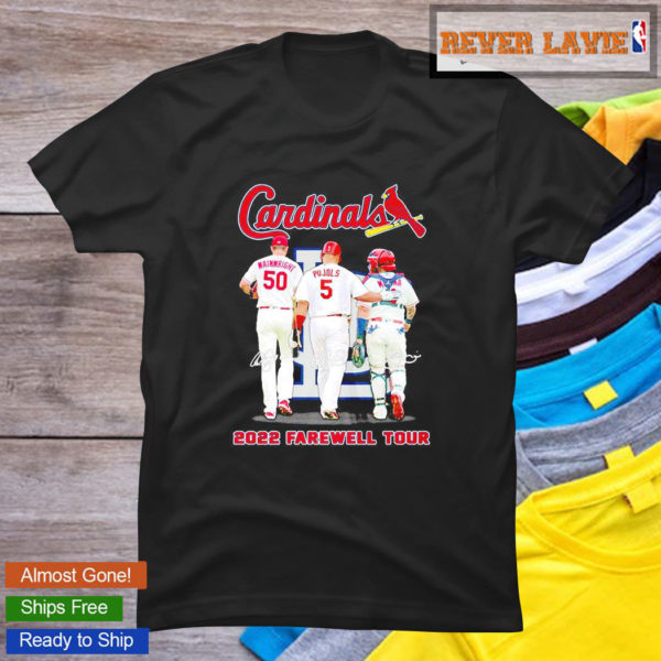 St. Louis Cardinals Wainwright Pujols And Yadier Molina 2022 Farewell Your Signature Classic T-Shirt