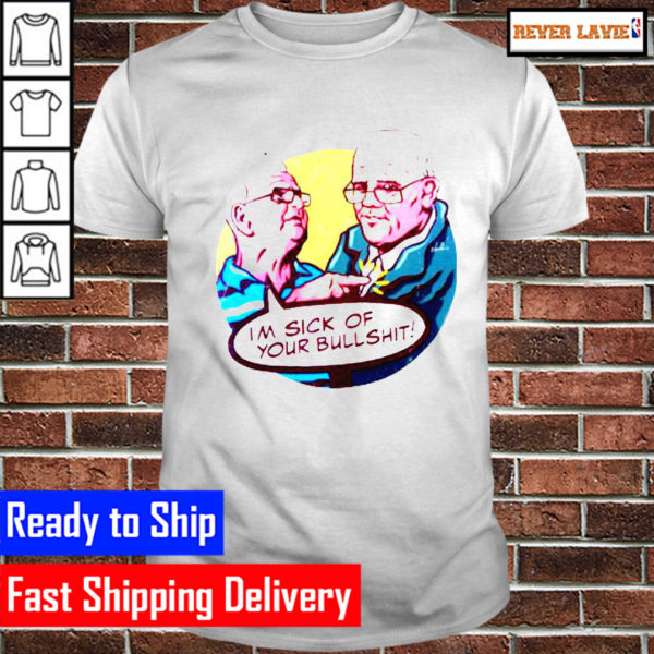 Bernie Sanders and Warren Buffett cartoon Im sick of your bullshit Classic T-Shirt