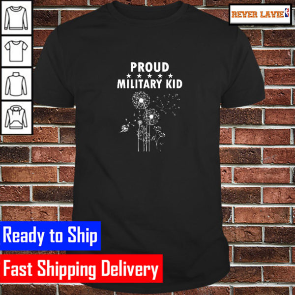 Kids Proud Military Kid Month Of The Military Child Military Kid Classic T-Shirt