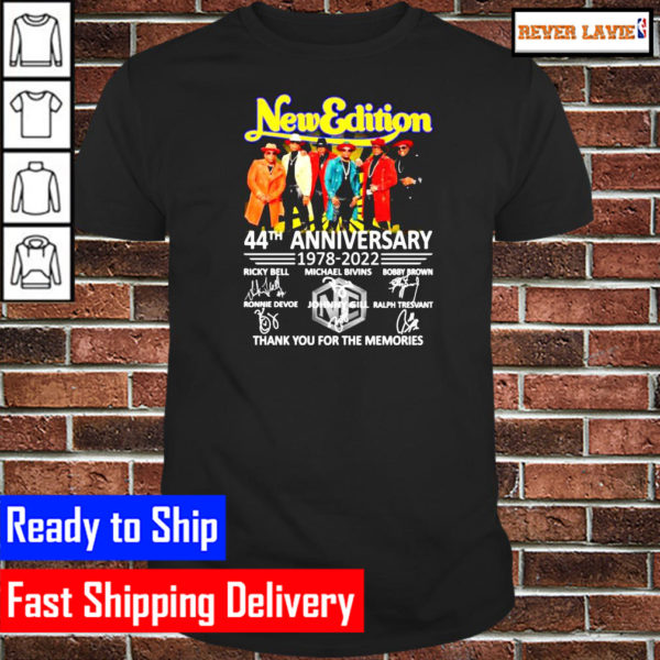 New Edition 44th anniversary 1978 2022 thank you for the memories signatures Unisex T-Shirt