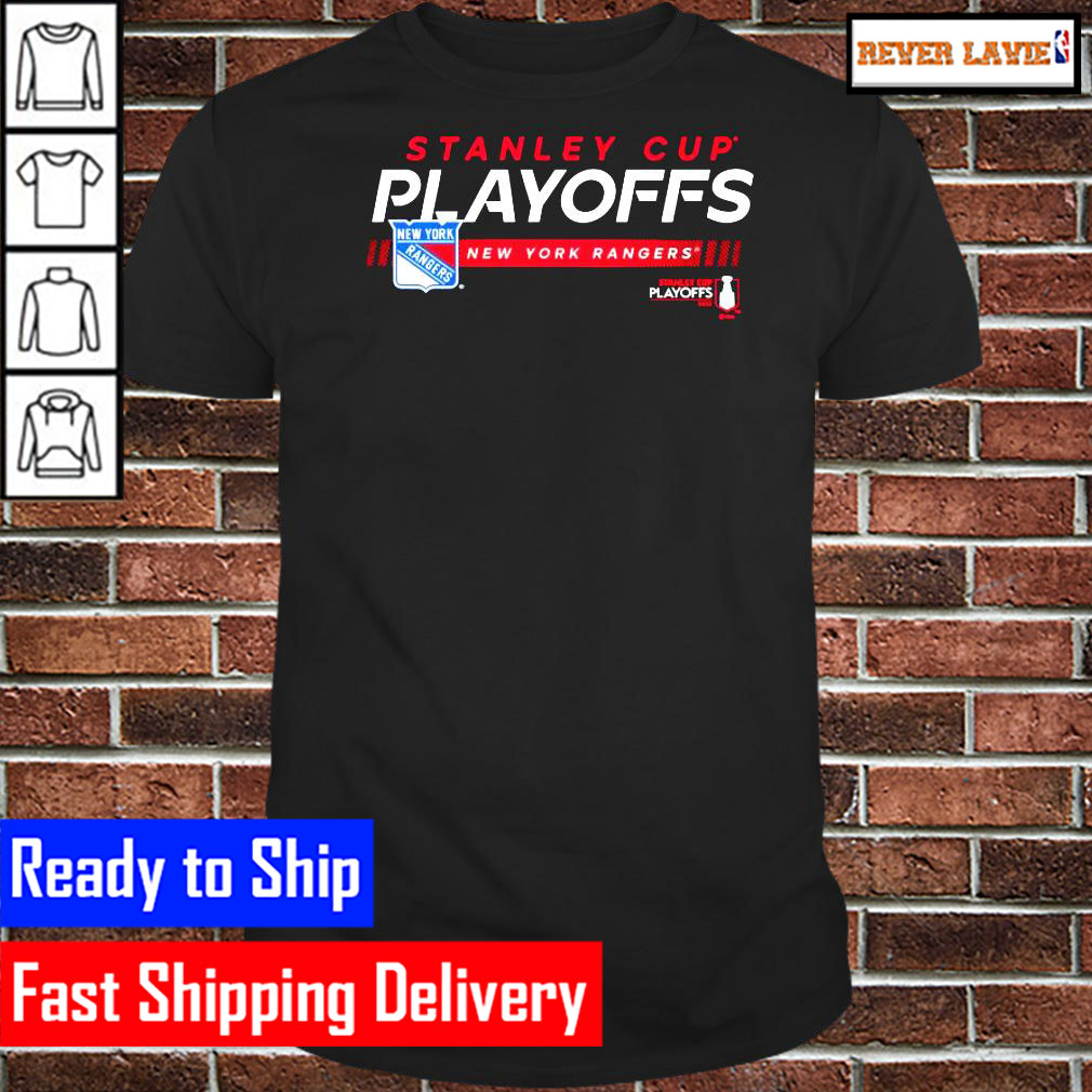 New York Rangers 2022 Stanley Cup Playoffs Playmaker Classic T-Shirt New York Rangers 2022 Stanley Cup Playoffs Playmaker Classic T-Shirt