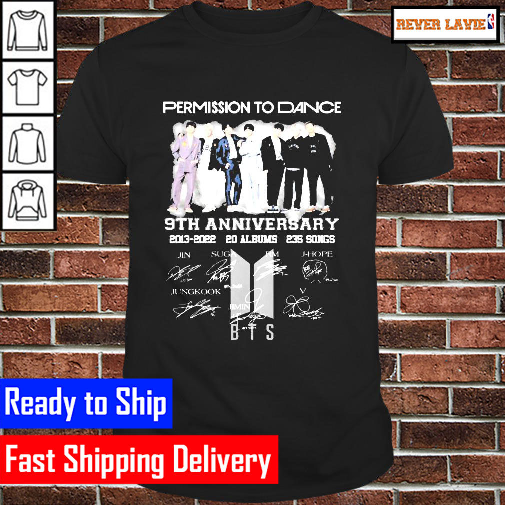 Permission to dance 9th anniversary 2013 2022 20 albums 235 songs Classic T-Shirt Permission to dance 9th anniversary 2013 2022 20 albums 235 songs Classic T-Shirt