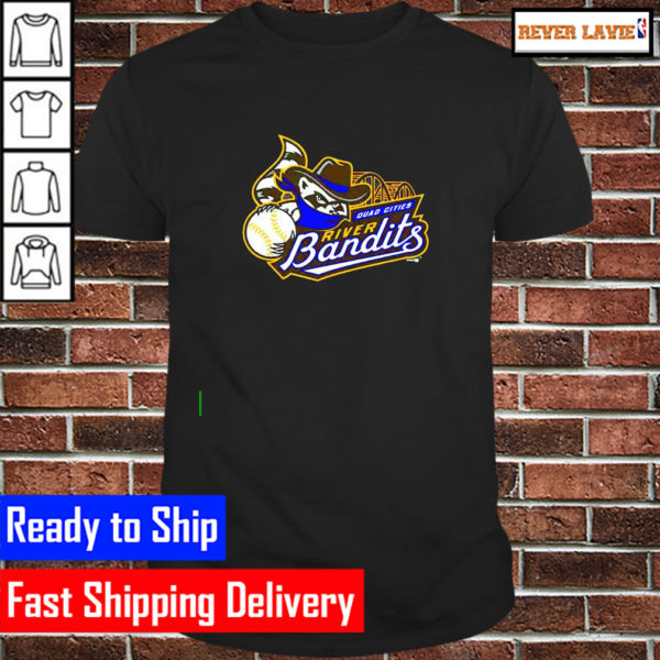 Quad Cities River Bandits Alternate Color Primary Logo Unisex T-Shirt