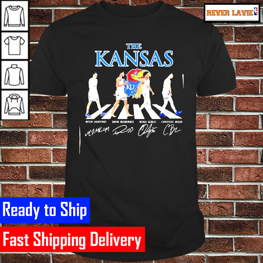 The Kansas Jayhawks abbey road signatures Classic T-Shirt The Kansas Jayhawks abbey road signatures Classic T-Shirt