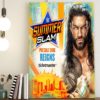 Seth Rollins SummerSlam Poster Canvas