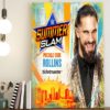 Roman Reigns SummerSlam Poster Canvas