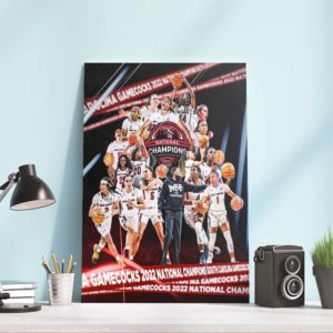 South Carolina Gamecocks National Championship NCAA All Team Poster Canvas