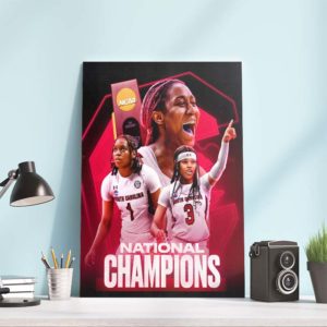 South Carolina Gamecocks National Championship NCAA Poster Canvas