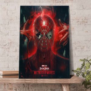 Spiderman in Doctor Strange Multiverse of Madness Poster Canvas