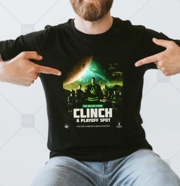 Stanley Cup Playoffs 2022 Dallas Stars Clinched NHL Classic T-Shirt
