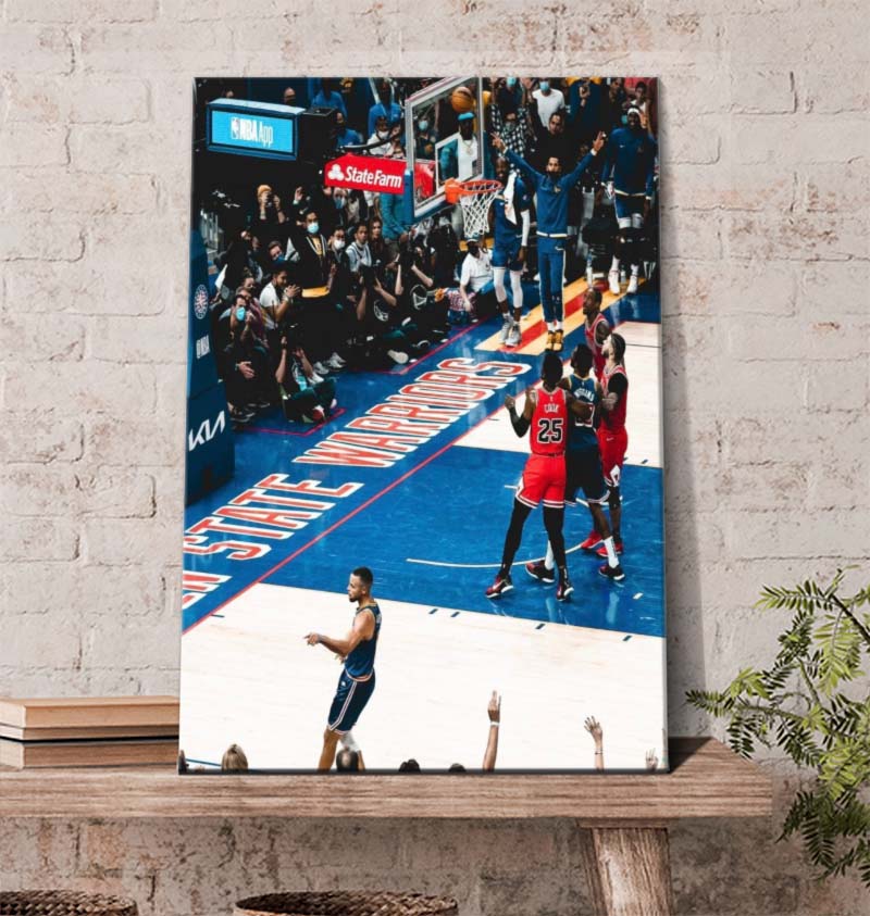 Stephen Curry Returned From Injury Coolest Moment Poster Canvas Stephen Curry Returned From Injury Coolest Moment Poster Canvas