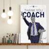 Thank You Coach Jay Wright After 21 Year Villanova Mens Basketball Poster Canvas