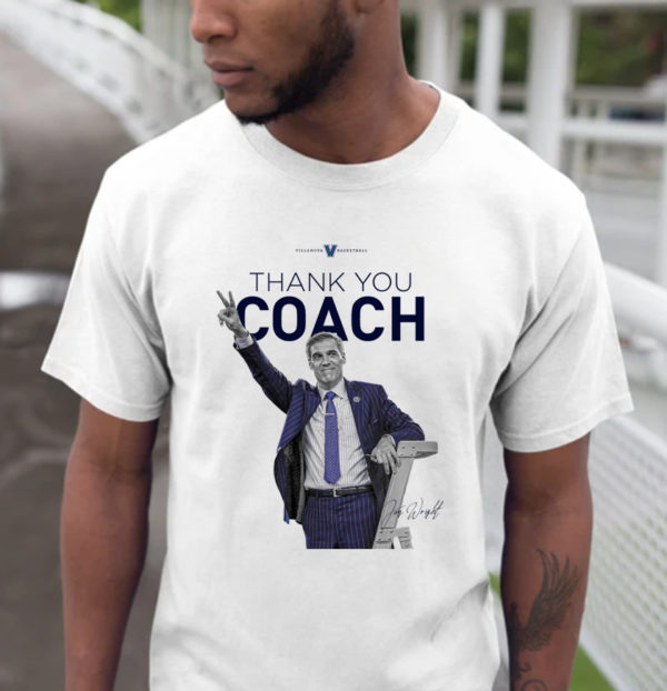 Thank You Coach Jay Wright After 21 Year Villanova Mens Basketball T-Shirt