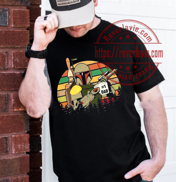 The Mandalorian 1 Dad Fathers Day Star Wars Unisex T-Shirt