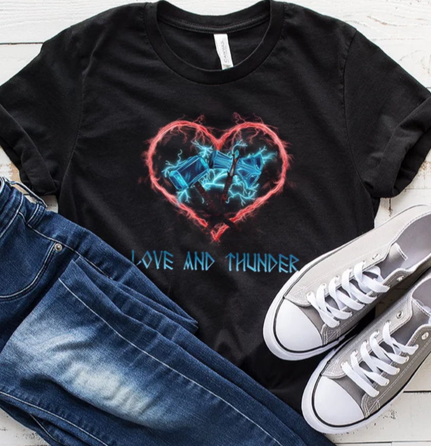 Thor Love And Thunder Marvel Design Nice T-Shirt Thor Love And Thunder Marvel Design Nice T-Shirt