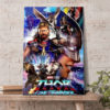 Dustin Theory And New US Champion WWE Raw Poster Canvas