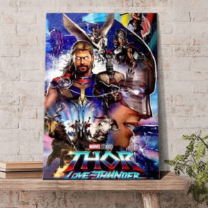 Thor Love And Thunder Movies Design Style Poster Canvas