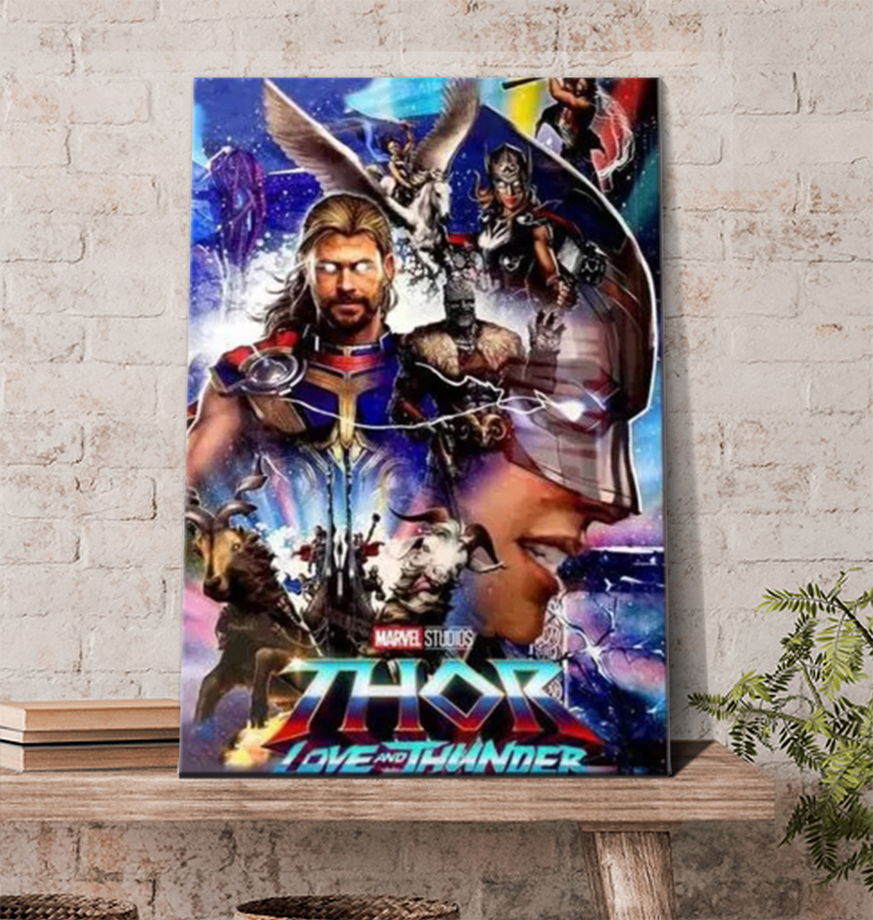 Thor Love And Thunder Movies Design Style Poster Canvas Thor Love And Thunder Movies Design Style Poster Canvas