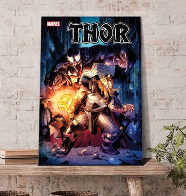 Thor Love And Thunder Thor x Venom Poster Canvas