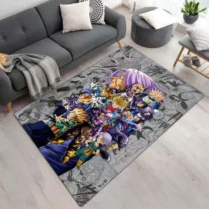 Trunks All Forms Dragon Ball Rug Home Decor