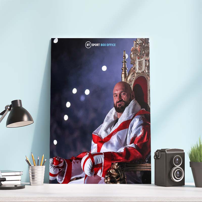 Tyson Fury Defeat Dillian Whyte WBC Champion Poster Canvas Tyson Fury Defeat Dillian Whyte WBC Champion Poster Canvas