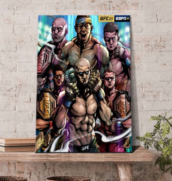 UFC 273 Cant Wait Artwork Poster Canvas