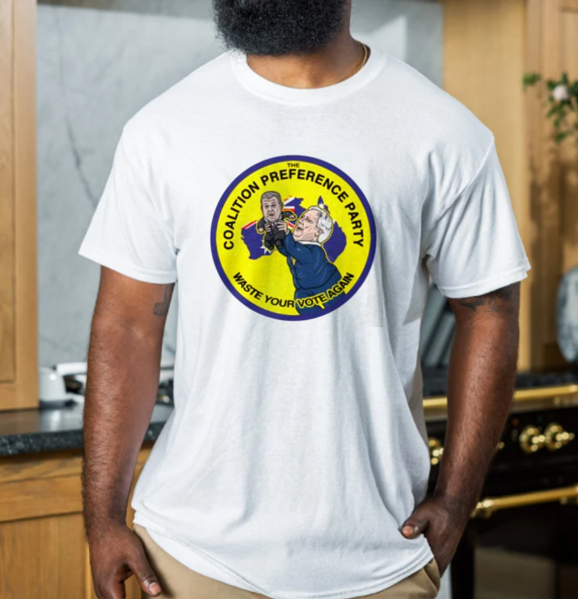 Uap Coalition Preference Party Waste Your Vote Again T-Shirt Uap Coalition Preference Party Waste Your Vote Again T-Shirt