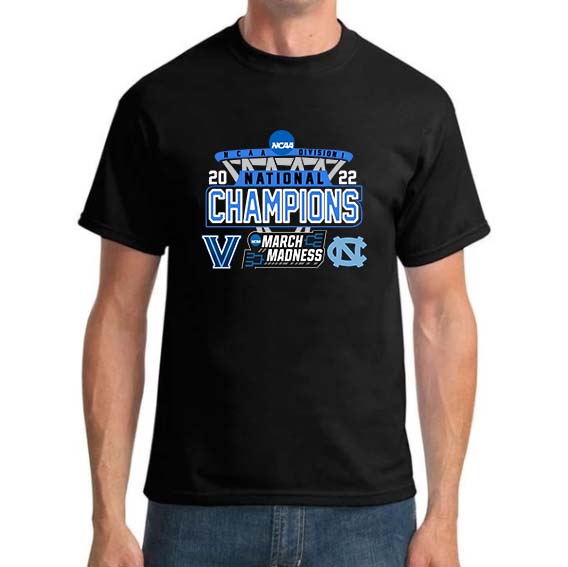 Villanova Vs North Carolina National Champions NCAA March Madness 2022 T-shirt Villanova Vs North Carolina National Champions NCAA March Madness 2022 T-shirt