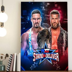 WWE NXT Stand & Deliver Dolph Ziggler vs Bron Breakker Poster Canvas