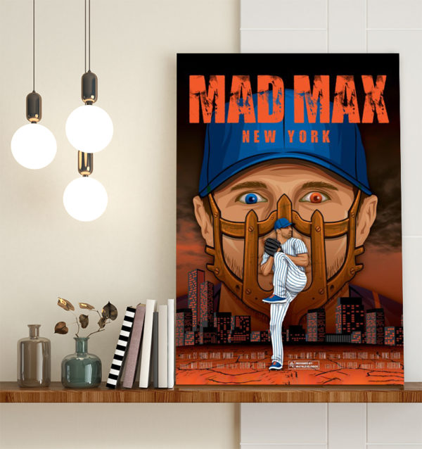 Welcome Max Scherzer to New York Mets Poster Canvas