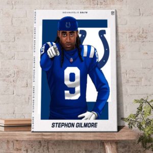 Welcome Stephon Gilmore To Indianapolis Colts NFL Poster Canvas