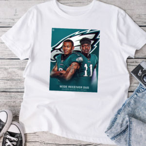 Wide Receiver Duo Devonta Smith And A J Brown Philadelphia Eagles T-Shirt