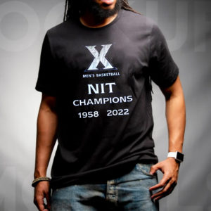 Xavier Musketeers Champions NIT 2022 NBA T-Shirt