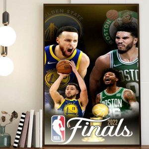 2022 NBA Finals Golden State Warriors vs Boston Celtics Basketball Home Decor Poster Canvas