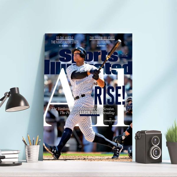 Aaron Judge 11 Featuring on Sports Illustrated Classic Poster Canvas