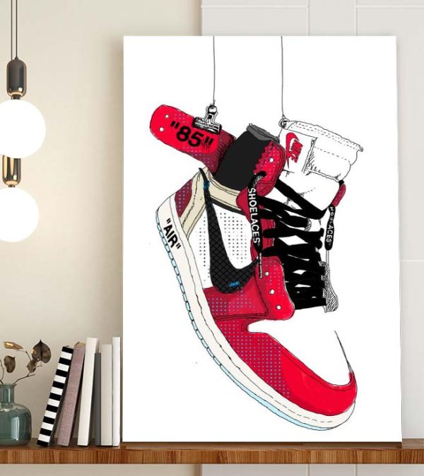 Air Jordan Nike x Off-White Hanging Poster Canvas - REVER LAVIE