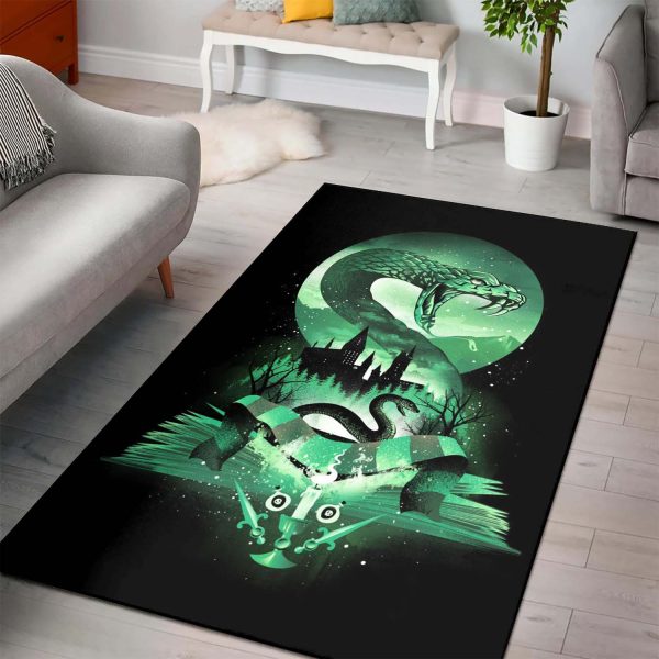 Book Of Slytherin Harry Potter Area Rug Carpet