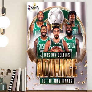 Boston Celtics Eastern Conference Finals Champions NBA Finals Home Decor Poster Canvas