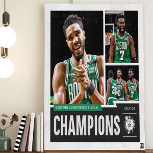 Boston Celtics Eastern Conference Finals Champions Poster Canvas